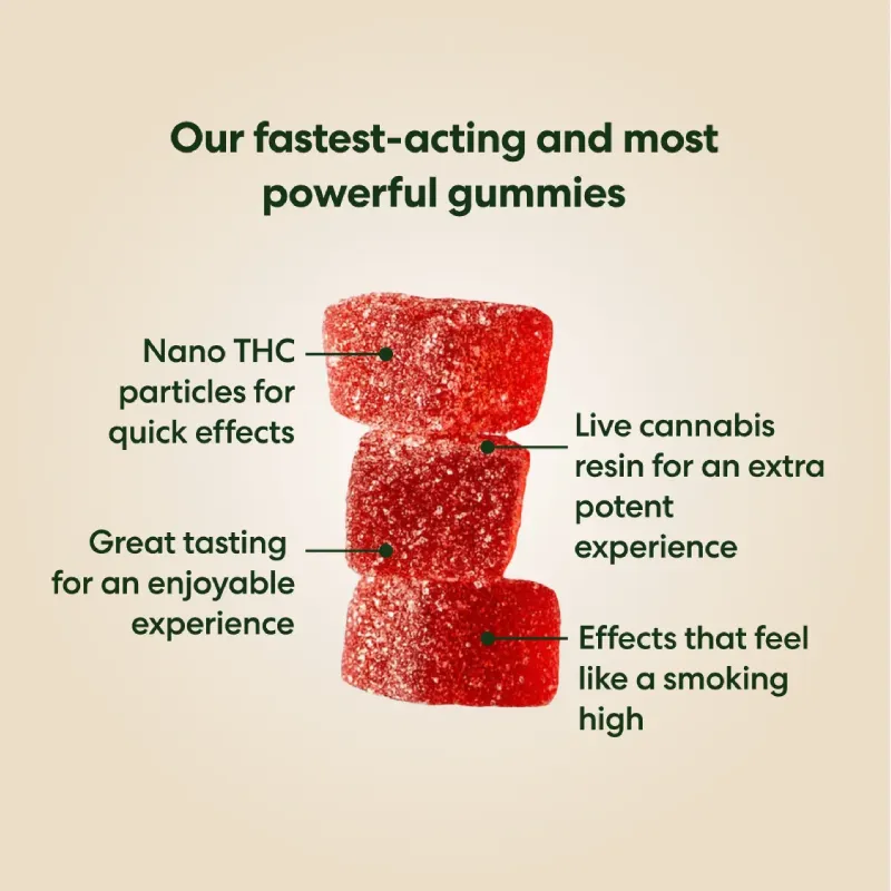 Hero Dose Rapid Onset THC Gummies - Image 2